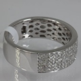 Genuine  1.00 ctw Diamond Ring 18KT White Gold