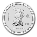 2019 Australia 1 oz Silver Lunar Pig