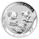 Australian Koala 1 Ounce Silver 2011