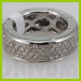 Genuine 2.35 ctw 18k Diamond White Gold Ring