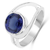 1.2 CTW Genuine tanzanite 14K white Gold