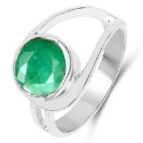 1.2 CTW Genuine Emerald 14K white Gold