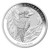 Australian Kookaburra 1 Oz. Silver 2014