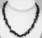 95.01 CTW Natural Garnet Beaded Necklace