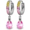 5.68 CTW 14K Solid White Gold Dont Look For Love Cubic Zirconia Earrings