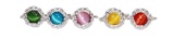 Deal of The Day Variety of Muti Color Rings Total of;