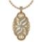Certified 1.06 Ctw Diamond Necklace For womens New Expressions of Love collection 14K Yellow Gold