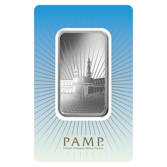 PAMP Suisse Silver Bar 1 oz - Ka?bah Mecca