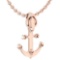 Certified Ancor Necklace New Expressions Nautical collection 14K Rose Gold