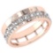 Gold MADE IN ITALY filigree Bands For beautiful ladies 14k Rose Gold MADE IN ITALY