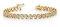 14K YELLOW GOLD 1 CTW G-H SI2/SI3 S LINK DIAMOND BRACELET