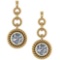 Certified 3.00 Ctw Diamond 14K yellow Gold Earrings