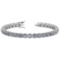 Certified 14.85 Ctw Diamond SI2/I1 Bracelet 14K White Gold Made In USA