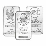 Random Manufacturer Silver Bar 5 oz