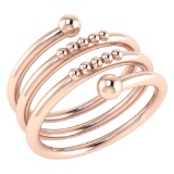 Gold MADE IN ITALY Ring MADE IN ITALYBands For beautiful ladies 14k Rose Gold MADE IN ITALY