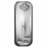 Johnson Matthey Silver Bar 100 oz