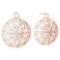 Gold Stud Earrings 18k Rose Gold MADE IN ITALY