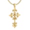 Holy Cross Special Gold Neckalce 18K Yellow Gold MADE IN ITALY