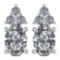 Certified 1.51 Ctw Diamond 14k White Gold Stud Earrings