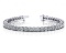 14K WHITE GOLD 2 CTW G-H I1/I2 CLASSIC FOUR PRONG DIAMOND TENNIS BRACELET