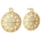 Gold Stud Earrings 18k Yellow Gold MADE IN ITALY