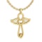 Holy Cross Special Gold Neckalce 18K Yellow Gold MADE IN ITALY