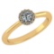 Certified 0.52 Ctw Diamond 14k Yellow Gold Ring (VS/SI1)