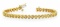 14K YELLOW GOLD 1 CTW G-H I1/I2 HEART LINK DIAMOND BRACELET