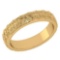 Stunning Filigree Engagement Band 18K Yellow Gold MADE IN ITALY