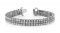 14K WHITE GOLD 2 CTW G-H I1/I2 CONTINUOUS STRAND DIAMOND BRACELET