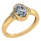 Certified 1.28 Ctw Diamond 14k Yellow Gold Ring (VS/SI1)