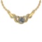 Certified 1.16 Ctw Diamond VS/I1 Necklace 14K Yellow Gold