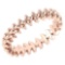 Gold MADE IN ITALY filigree Bands For beautiful ladies 14k Rose Gold MADE IN ITALY
