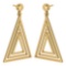 Gold MADE IN ITALY Styles Stud Earrings For beautiful ladies 14k Yellow Gold MADE IN ITALY