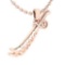 Gold MADE IN ITALY filigree Necklace For beautiful ladies 14k Rose Gold MADE IN ITALY