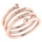 Gold MADE IN ITALY Ring MADE IN ITALYBands For beautiful ladies 14k Rose Gold MADE IN ITALY