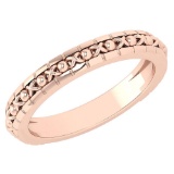 Gold MADE IN ITALY filigree Bands For beautiful ladies 14k Rose Gold MADE IN ITALY