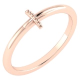 Gold MADE IN ITALY Styles Ring For beautiful ladies 14k Rose Gold MADE IN ITALY