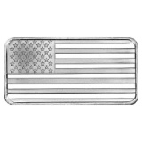 SilverTowne 10 oz Silver Bar - Flag Design