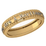 Gold MADE IN ITALY Heritage Styles Bands For beautiful ladies 14k Yellow Gold MADE IN ITALY