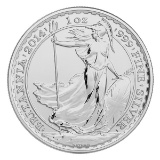 Uncirculated Silver Britannia 1 oz 2014