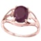 1.82 CT RUBY 10KT SOLID RED GOLD RING