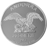Andorra 30 Diner 1 Kilo Silver Eagle 2013