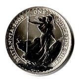 Uncirculated Silver Britannia 1 oz 2000
