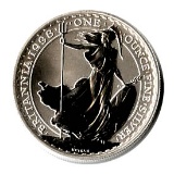 Uncirculated Silver Britannia 1 oz 1998