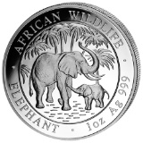 Somalia 1 oz Silver Elephant 2007