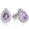 3/4 CTW AMETHYST .925 STERLING SILVER EARRINGS