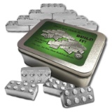 1 oz Silver Building Block Bar - 120pc. Set