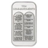 Ten Commandments .999 Silver 1 oz Bar