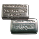 Engelhard Silver Bar 10 oz Bar - Wide Poured